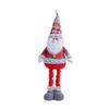 Christmas Gnome Plush Doll Retractable Legs Santa Claus Snowman Elk Ornament Adjustable Standing Figurine Decoration