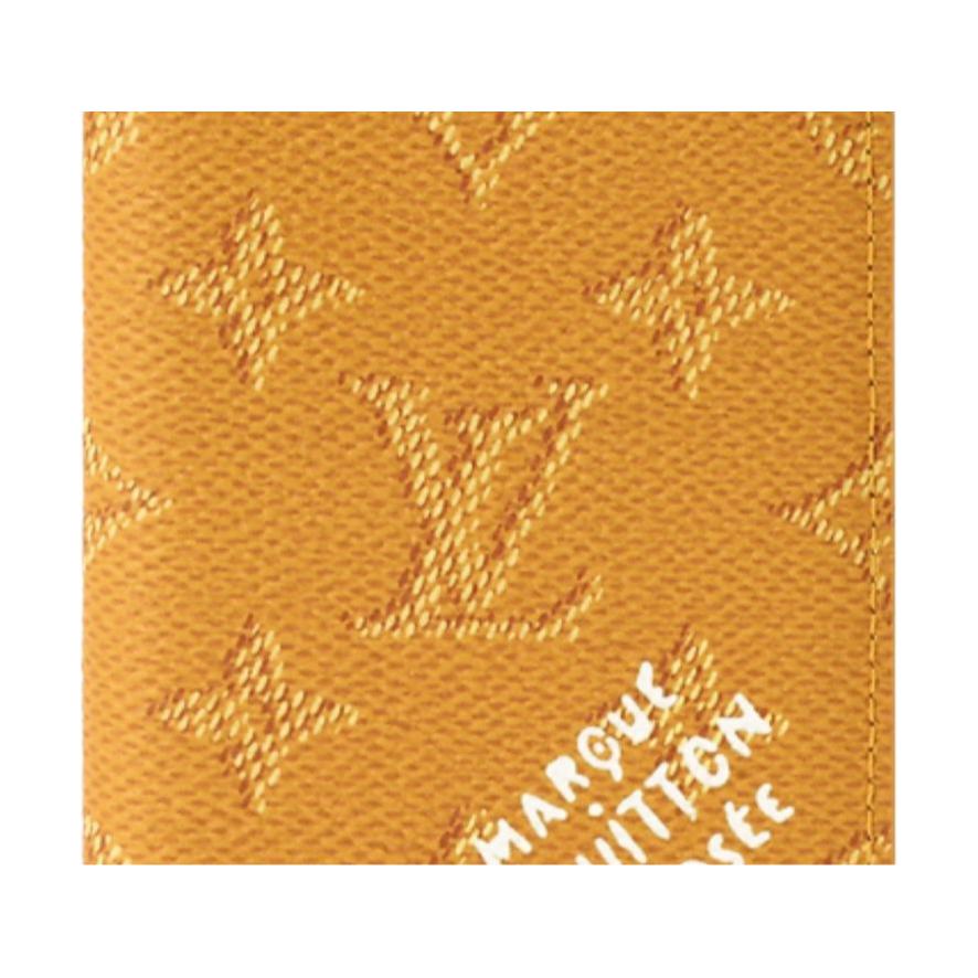 Louis Vuitton Taschenorganizer Safran Gelb Monogramm Canvas Damen Geldbörsen M26842