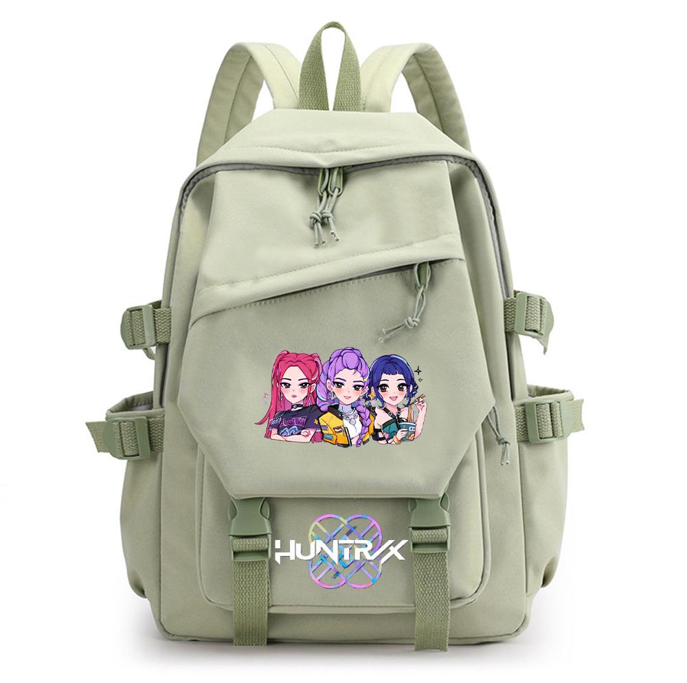 Anime Cute K-pop Demon Hunters Printed Backpack for Teenager Boy Gril Schoolbag Children Student Bookback Women Waterproof Travel Bag Kid Gift Mochila