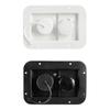 RV Gravity Fill and City Water Inlet Hatch Compact Plastic Durable Spare Part Easy Installation for Motorhome