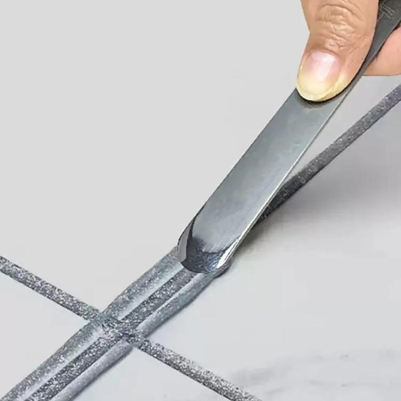 12Pcs Grout Scrapers Tool Set Multipurpose Plastic Scrapers Caulking Tool For Tile Glass Surfaces Cleaning