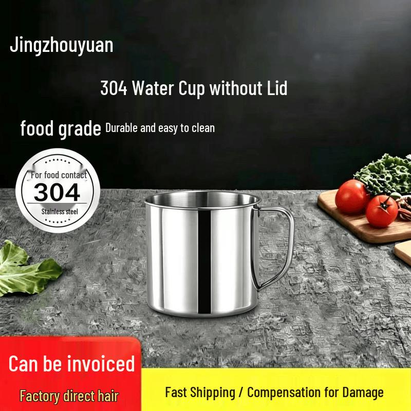 Jing Zhou Yuan Thickened Stainless Steel Kids Mugs