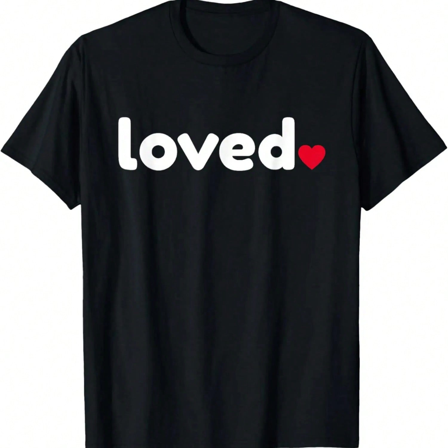Loved Red Heart Cool Funny Valentines Day Gift For T-Shirt S разноцветный