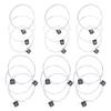 3 Set of Classical Guitar Strings Replacement Stable Pitch Nylon Silver Plated AccessoriesNX35