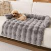 Pet Fluffy Soothing Couch Removable Cat Sleeping Cushion Washable Dog Nest Couch Pet Supplies for Home Kitchen Nursery Apartment