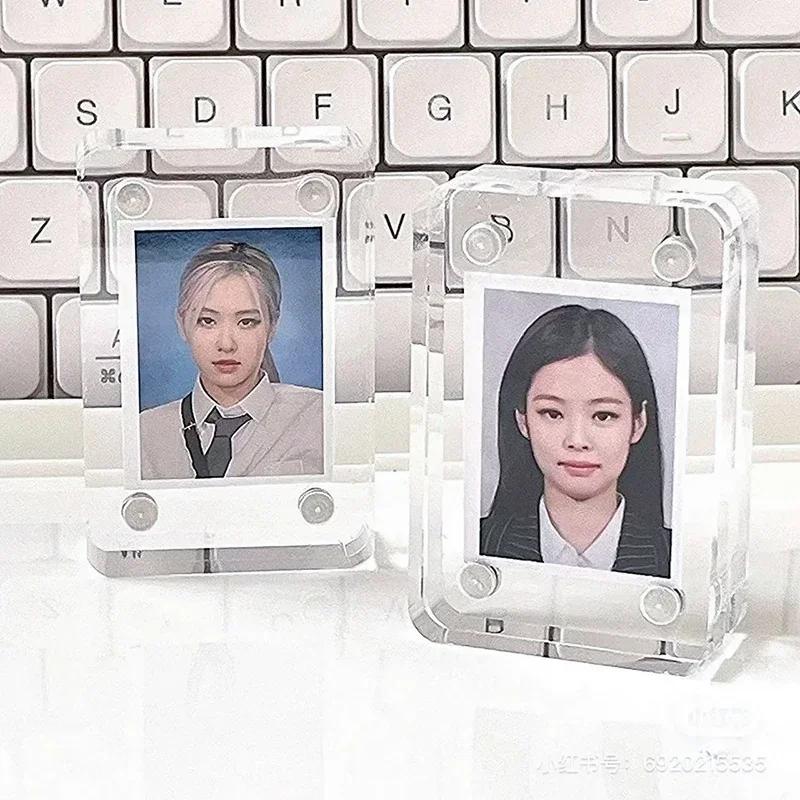 Acrylic Photo Frame Transparent Photocard Stand Picture Frame for Pictures Photocard Display Stand Room Decor Marco De Fotos