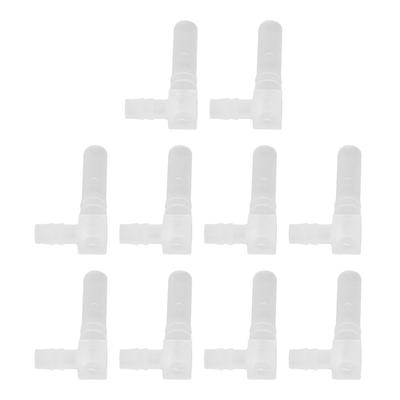 10Pcs Elbow Barb Fitting 90 Degree PP Hose Connector Reducing 8x10mm Accessory Set Kit