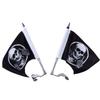 Kit de Montagem de Mastro de Bandeira para Tampa do Porta-Malas com Bandeira de Caveira L R Substituição para Gold Wing Tour DCT 2018?2020