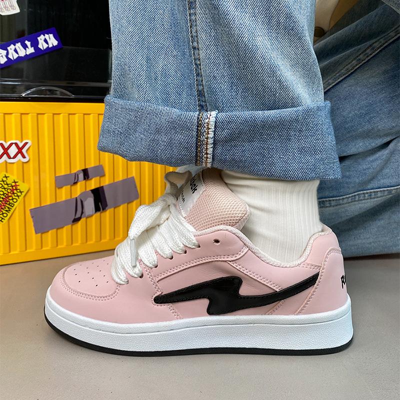 Lightning bread shoes spring and summer new ins trendy casual shoes sports shoes student thick 35