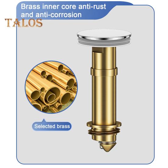 3/6Pcs Pop-up Sink Drain Filter Bathroom Sink Stopper Stainless Steel Filter Basket Hair Catcher Anti-Blocking Strainer Basket