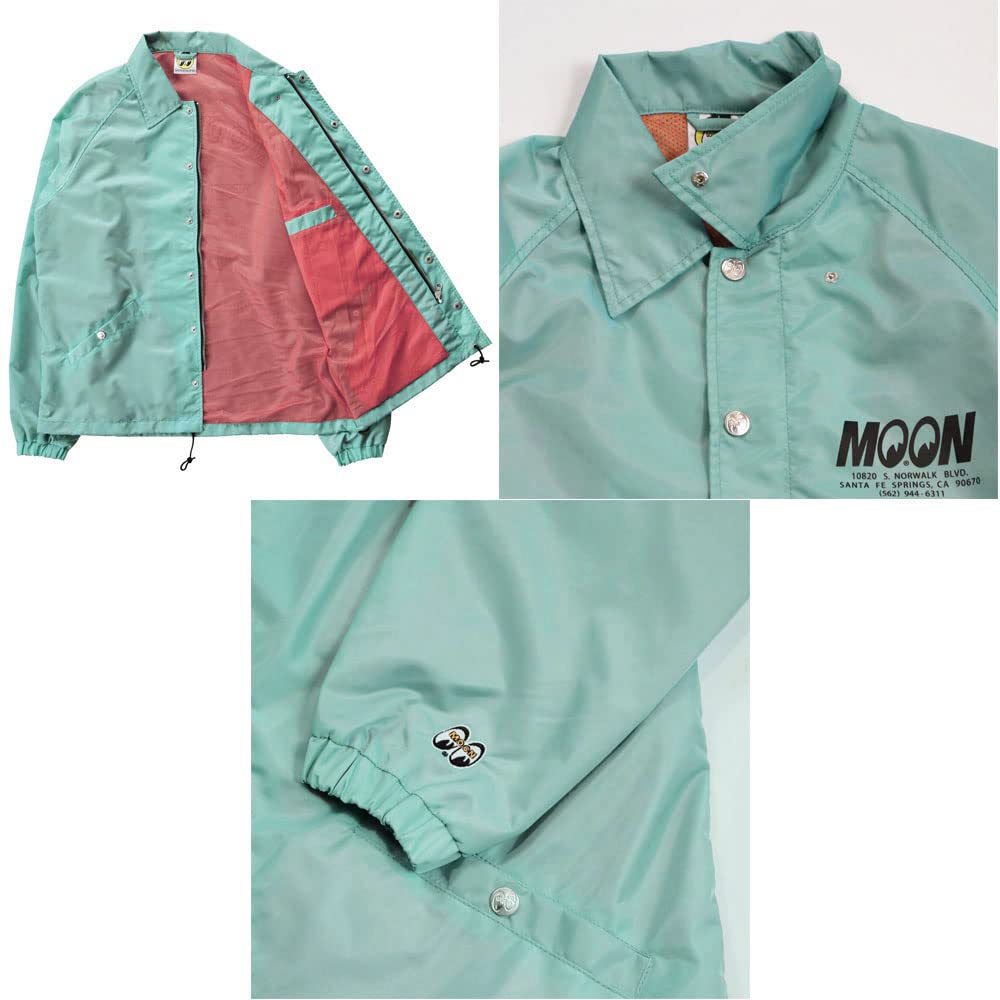 MOONEYES Motorcycle Coach Jacket, Black, XL, OMJ-028