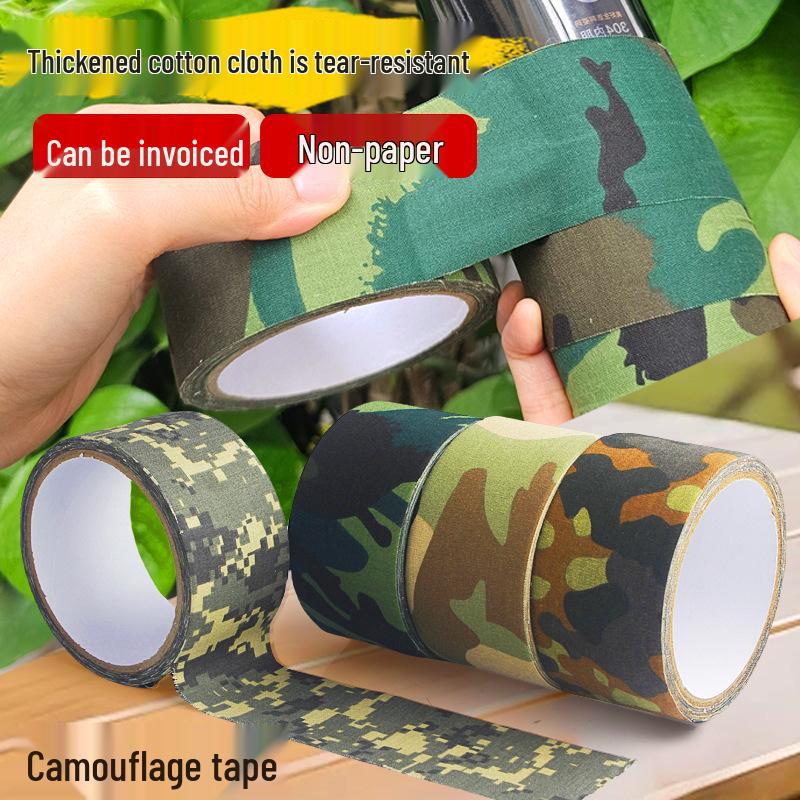 Outdoor Camo Self-Adhesive Tape for Cameras, Bicycles, and Decorative Wrapping
