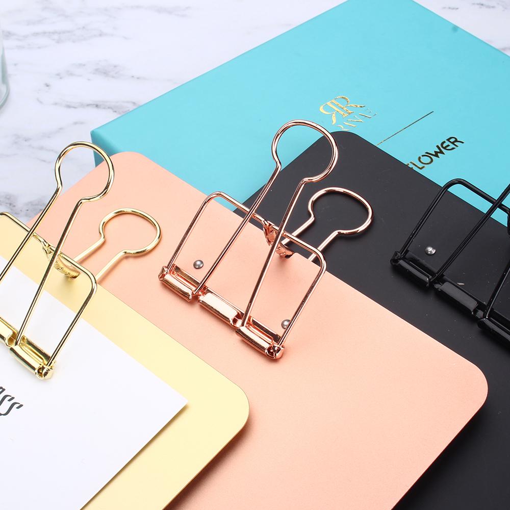 2025 Hot Sale Creative Aluminum Binder Clip A4/A5 Storage Clipboard Hot Sale Creative Aluminum Clip Folder Bag Board File Clip