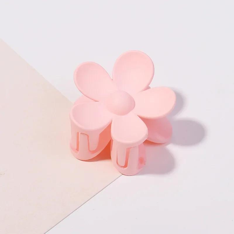 3.5cm 7cm Korea Flower Shape Hair Claw Clips Women Girls Ponytail Hairpin Barrette Headwear Accessories