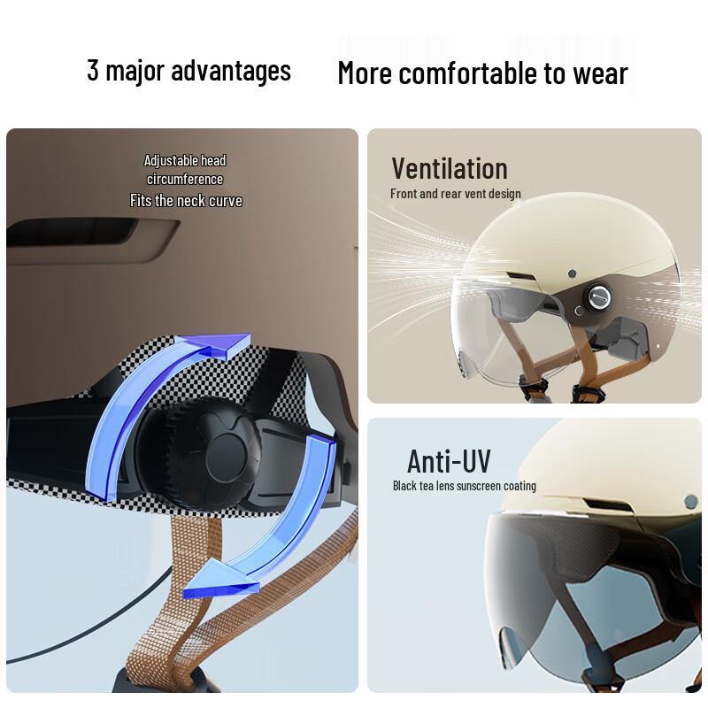 Lishi Electric Scooter Half Helmet