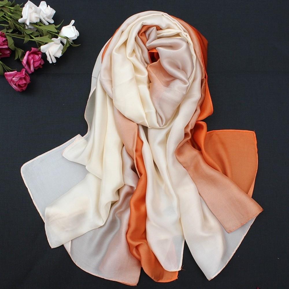 Soft Shawls and Wraps Gradient Color Belly Dance Waving Veil Retro Female Hijab