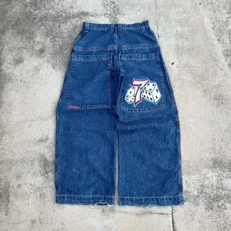 Ανδρικό Τζιν Φαρδύ Ίσιο Εφαρμοστό Casual Streetwear Στυλ Hip Hop Μείγμα Βαμβακιού Μεσαίου Υψώματος