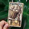 Tarotová karta Sola Busca 12*7cm v pevné krabičce 78 ks Vintage tarotové karty vytištěné na 350GSM oboustranně raženém kartonu