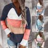 Leichte Damen-Kapuzenpullover mit Farbblock-Motiv, Kapuzenpullover, Sweatshirts