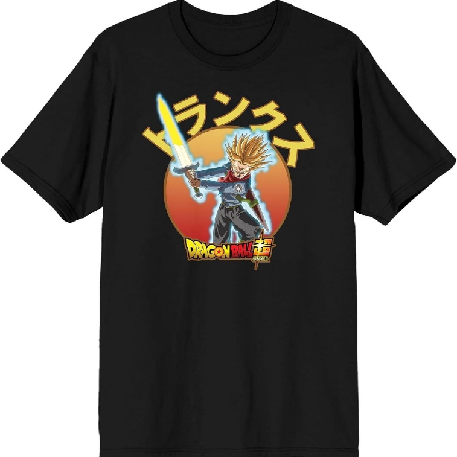 

Dragon Ball Super Trunks Crew Neck Short Sleeve Men s Black T-Shirt XXXXXL чёрный