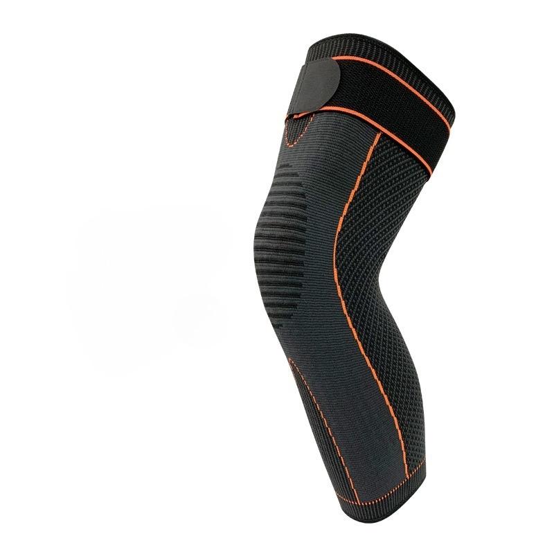 Mugwort Warm Self-Heating Long Knee Brace Sleeves Soft Support for Knee Injuries & Muscle Pain Relief