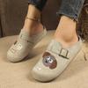 Fashion 2025 New  Women Slippers Summer Thick Bottom Women Shoes Fashion Sandals Cartoon Retro Platform Slippers Casual Slides Women