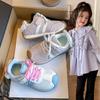 Girls' Princess sneakers2026Spring and Summer Mesh Lace Running Shoes and Casual Shoes for Little Girls and Older Children
