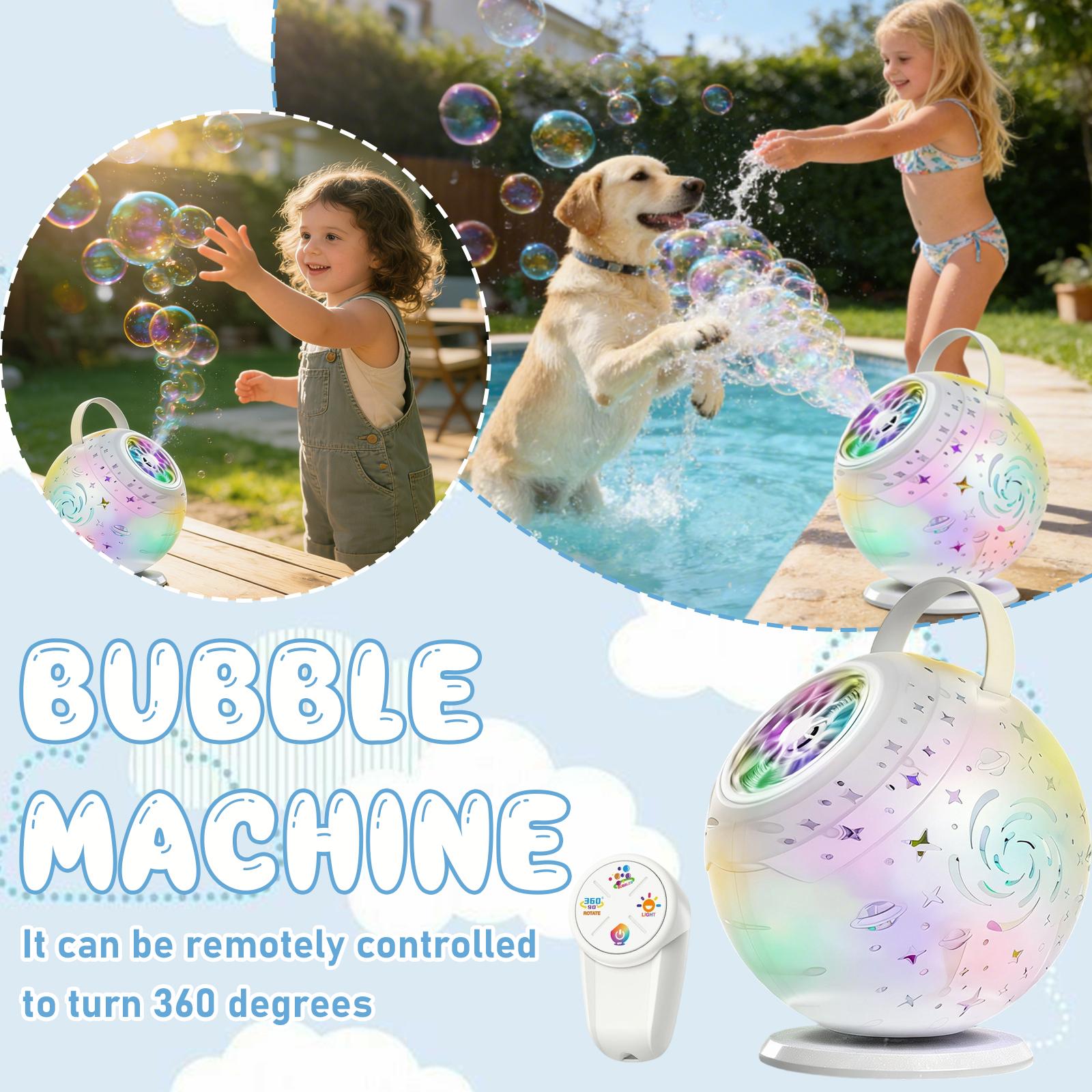 Automatic Cartoon Animals Bubble Machine For Kids Electric Soap Bubble Toy Summer Outdoor Toys For Children ONE SIZE