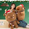 Weihnachts-Capybara Kapibara niedlicher kleiner Bär Puppe Teddybär Kinder Plüschtier Puppe Geschenk
