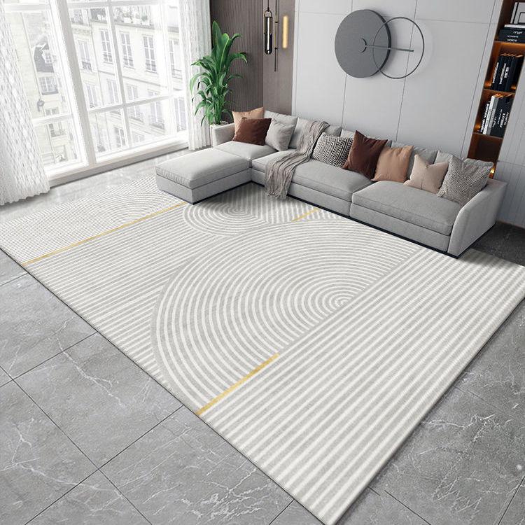 Nordischer grauer Teppich Wohnzimmerdekoration Schlafzimmer Große Fläche Lounge-Teppich Zuhause Kaffeetische Bodenmatten 200x300 Raumdekoration Modern