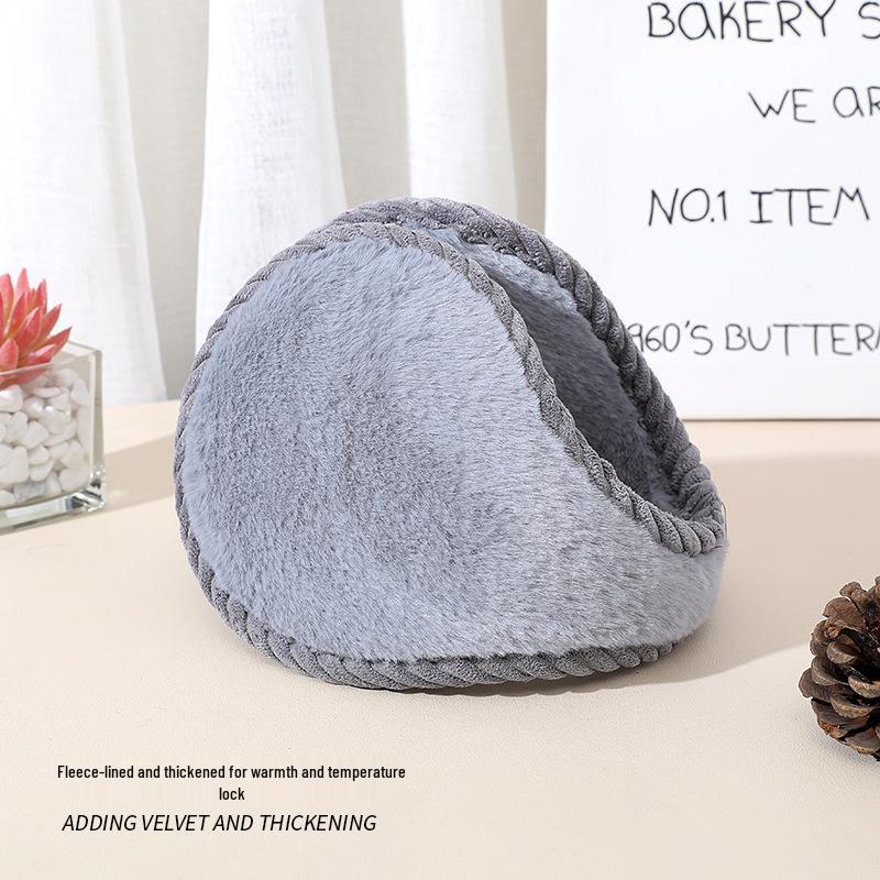 Unisex Velvet Winter Earmuffs: Cozy, Antifreeze Ear Warmers for Cold Weather Protection