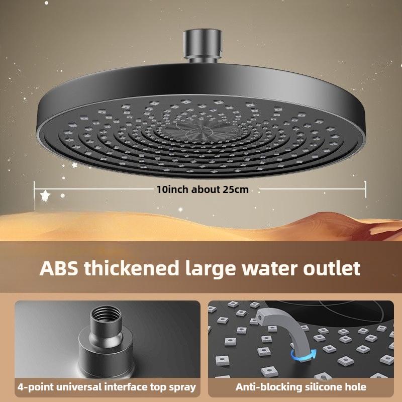 Top spray large water volume pressurized showerhead nozzle pressurized single head shower household shower showerhead
