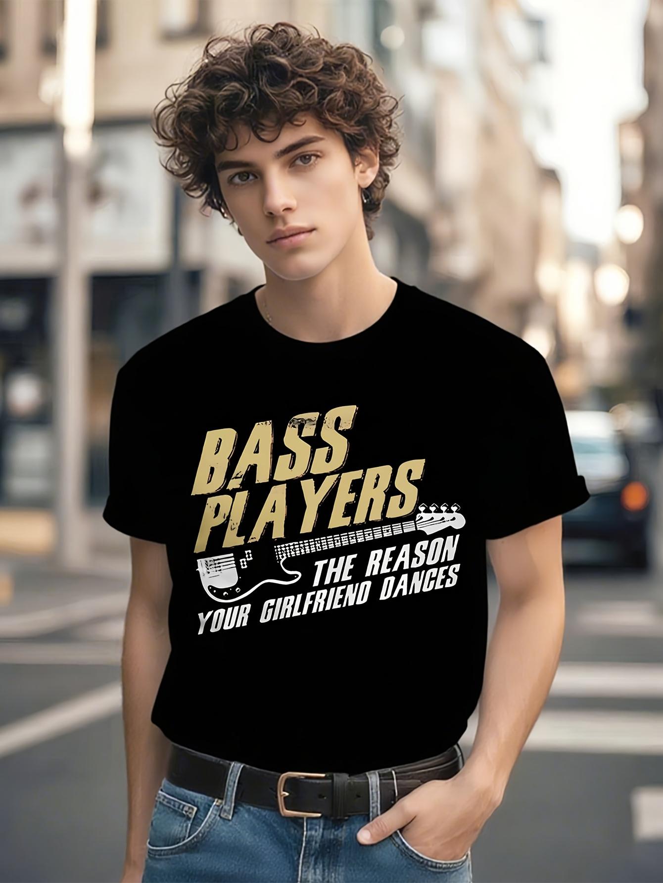 Graphic Tshirt Graphic Tshirt - Bass Players - Music Love... S