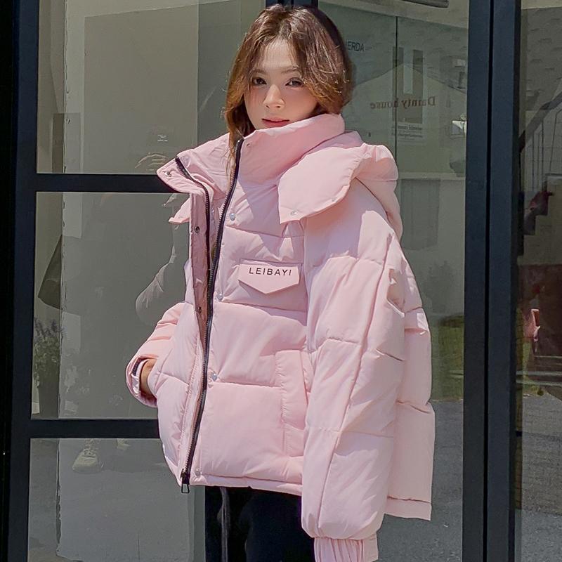 Fashion Winter Coat Female Short Parkas Hooded Casual Loose Thick Warm Women's Jackets