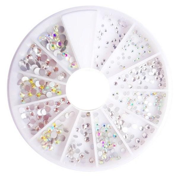 

Nail room stone parts set, 035 round mixed stone, 1 set