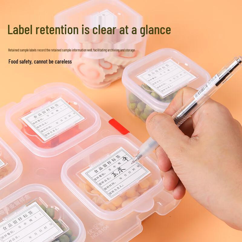 Small Plastic Food Sample Preservation Box