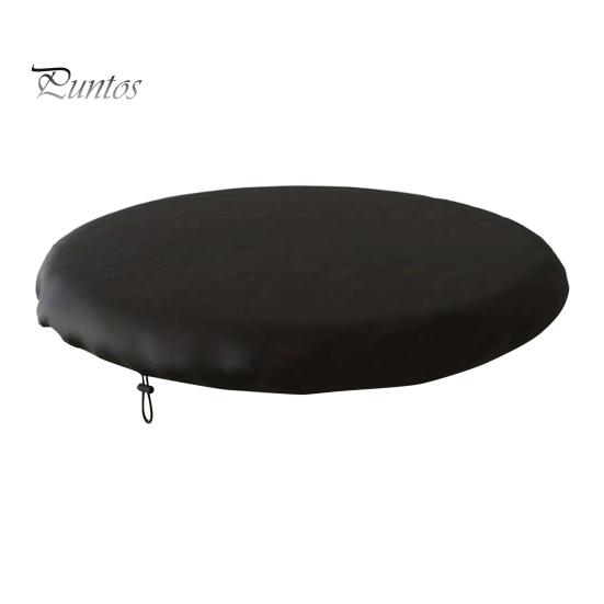 

Чехол для костра на открытом воздухе, водонепроницаемый чехол из ткани Оксфорд, устойчивый к ультрафиолетовому излучению, со шнурком для круглых встроенных каменных кострищ чёрный