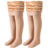 1-2pairs New Thermal Stockings High Elastic Velvet Pantyhose Woman Fleece Tights Winter Warm Pantyhose Female Stretchy Leggings