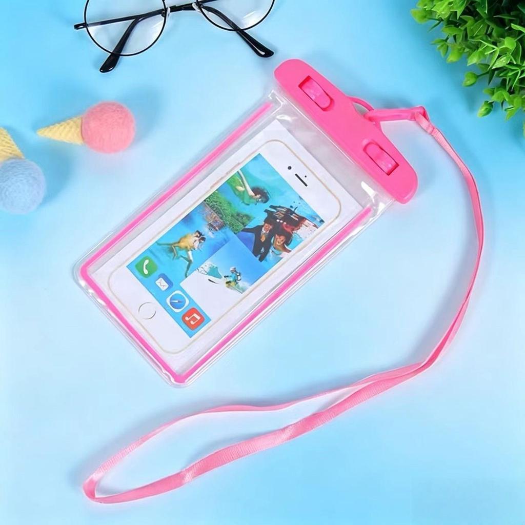 High-End Waterproof TPU Phone Pouch for Swimming, Rafting & Beach - Touchscreen Compatible