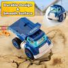 4pcs Vibrant Construction Toy Truck Set for Kids Sandbox Excavator, Dump Truck, Cement Mixer,Crane Durable Plastic, Ideal Christmas Birthday Gift,