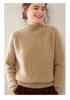 Retro Cable Knit Three-Ply Thickened Loose Pullover Sweater for Autumn and Winter
