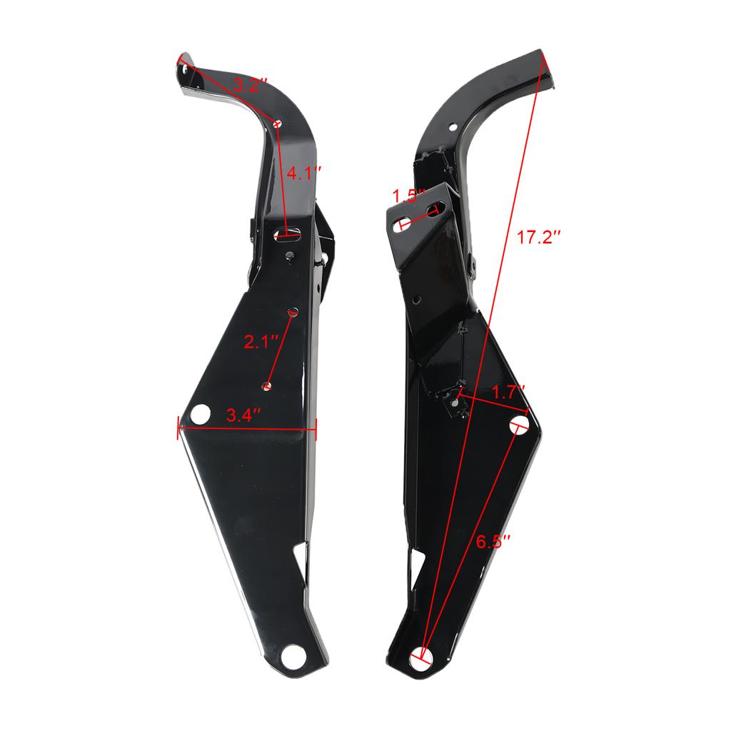 Head Fairing Support Mount Brackets For Touring Street Electra Glide 1996-2013