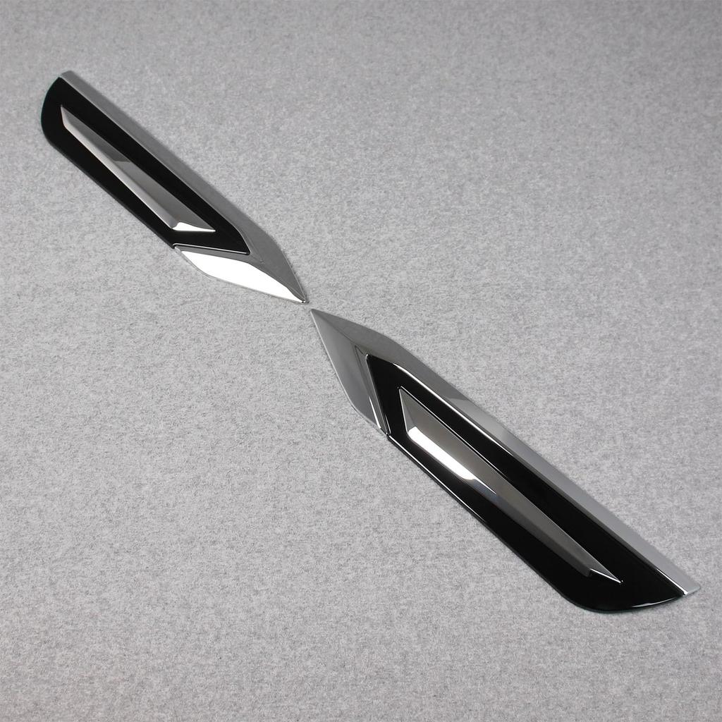 RUIQ Toyota New 40 Series Exterior Chrome Plated Fender Garnish Side Dummy Duct Air Duct Euro Duct Outside Side Door Bezel Frame Sameera Designed