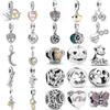 2025New 925 Silver, Butterfly Beads, Moon, Bicycle Pendant Suitable For European Original Bracelet DIY Women's Exquisite Jewelry