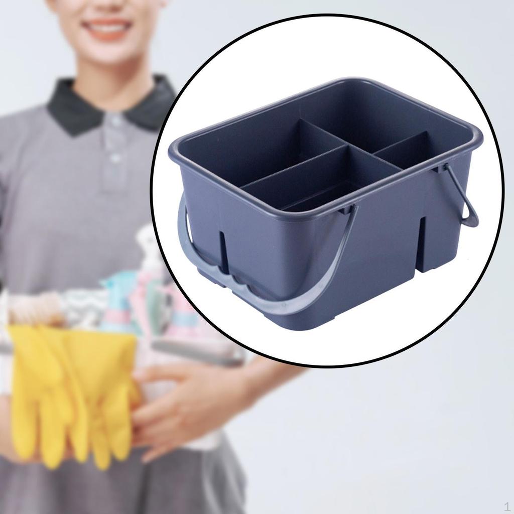 Cleaning Sundries Basket Item Holder Cart Tools for Office