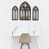 3 Pieces Gothic Mirrors Wall Decor Decorative Mirrors,Baroque ,Decorative Arched