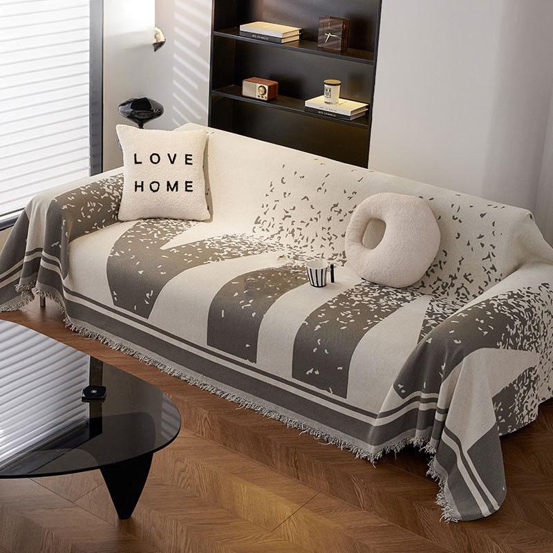 Chenille New Cartoon Four Seasons Universal Sofa Cushion Fabric Non-Slip Sofa Cover All-Inclusive Universal Cover Cover