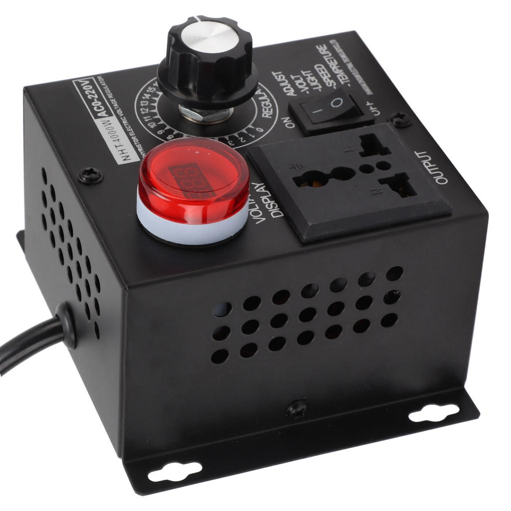 4000W SCR Elektronischer Spannungsregler Motordrehzahlregler Dimmer Thermostat Weitspannung