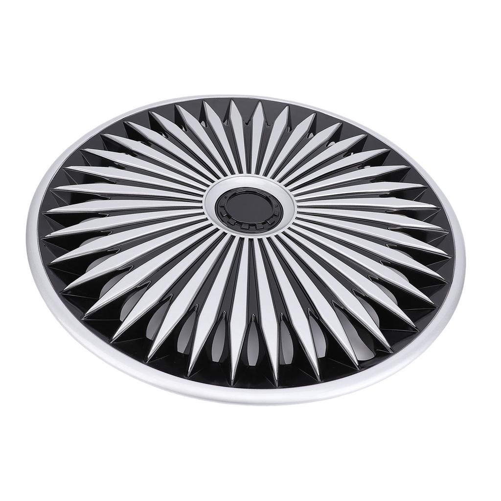 4 Pcs 17in Hubcaps Stylish Look Wear Proof ABS Universal Fit Snap On R17 Wheel Rim Cover for Most