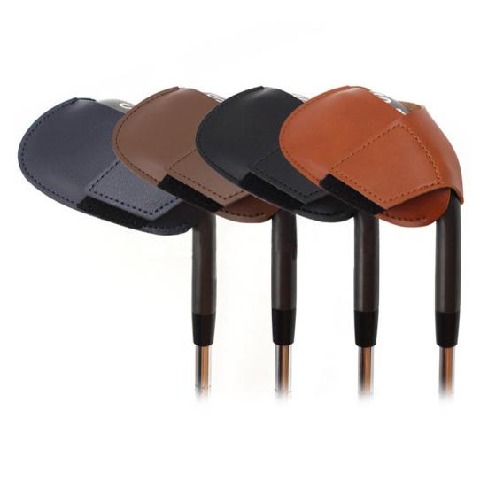 1/3/5/10Pcs Faux Leather Golf Club Headcover Waterproof Wood Driver Head Protector Cover Golf Accessories Men Women Golfer Gift